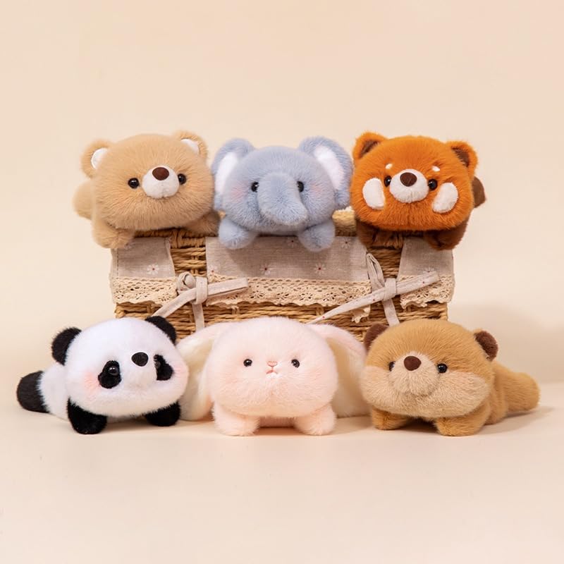 YUKOUQIAN Elephant Plush – 7-8 Inch Cute Stuffed Animal for Kids | Soft Plush Gift