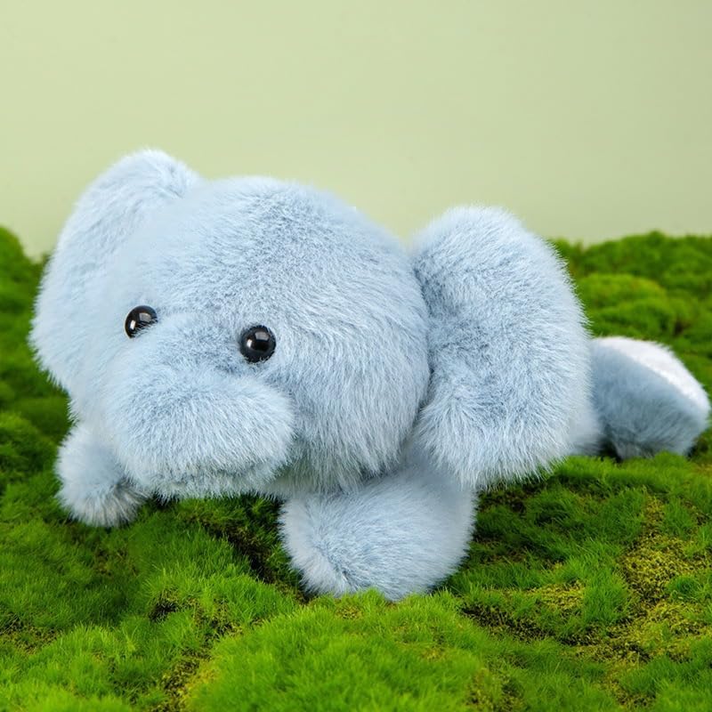 YUKOUQIAN Elephant Plush – 7-8 Inch Cute Stuffed Animal for Kids | Soft Plush Gift