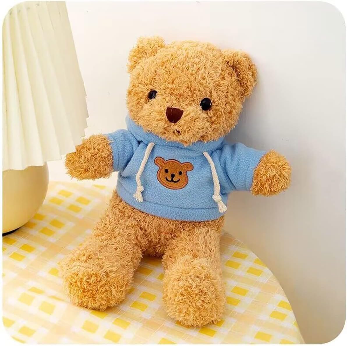 YUKOUQIAN 27in Blue Teddy Bear Plush - Soft Plush Toy for Kids, Gift Idea