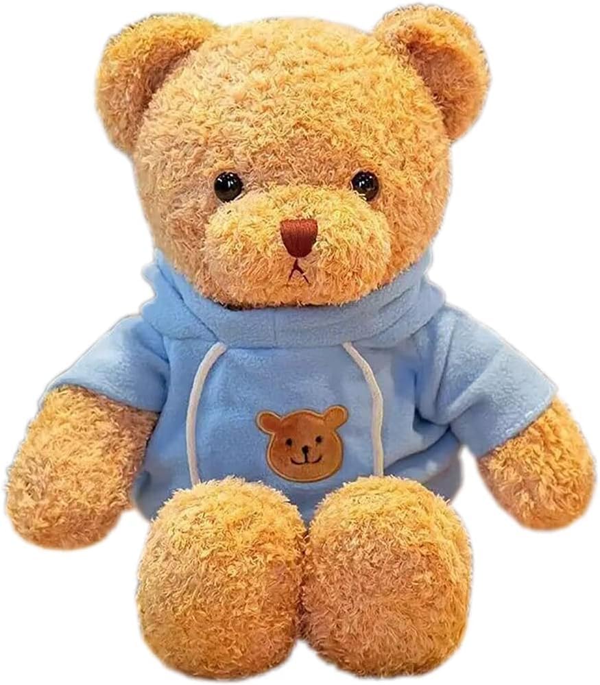 YUKOUQIAN 27in Blue Teddy Bear Plush - Soft Plush Toy for Kids, Gift Idea