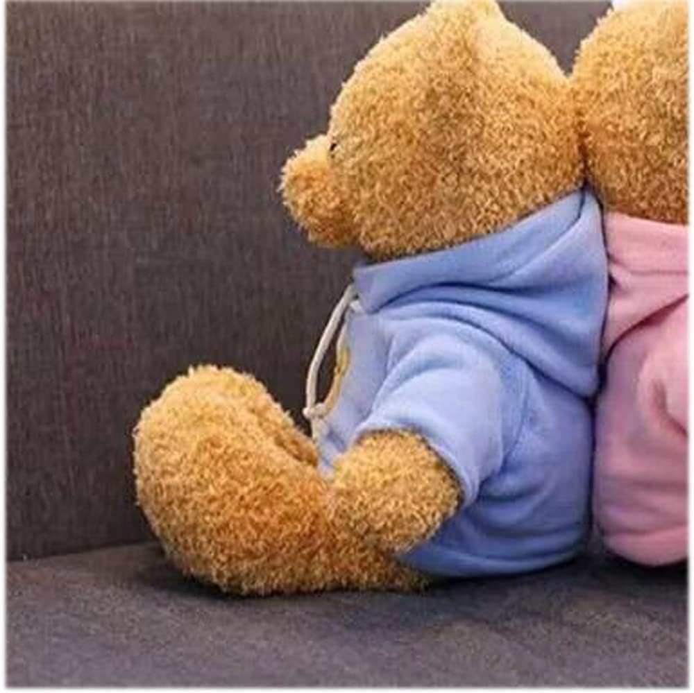 YUKOUQIAN 27in Blue Teddy Bear Plush - Soft Plush Toy for Kids, Gift Idea
