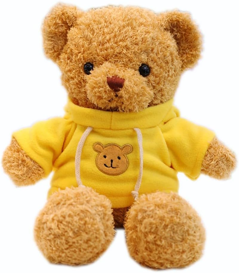 YUKOUQIAN 27-Inch Teddy Bear Plush Toy – Soft Yellow Bear for Kids, Gift