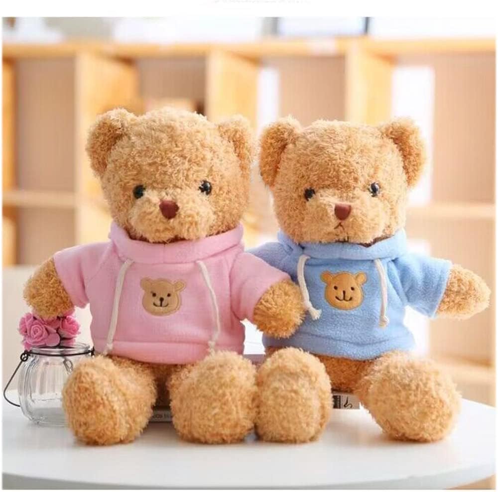 YUKOUQIAN 27-Inch Pink Teddy Bear Plush | Soft Stuffed Animal Gift for Kids