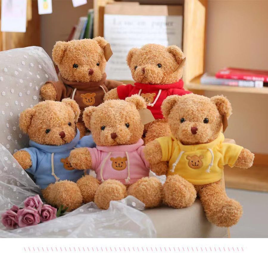 YUKOUQIAN 27-Inch Teddy Bear Plush Toy – Soft Yellow Bear for Kids, Gift