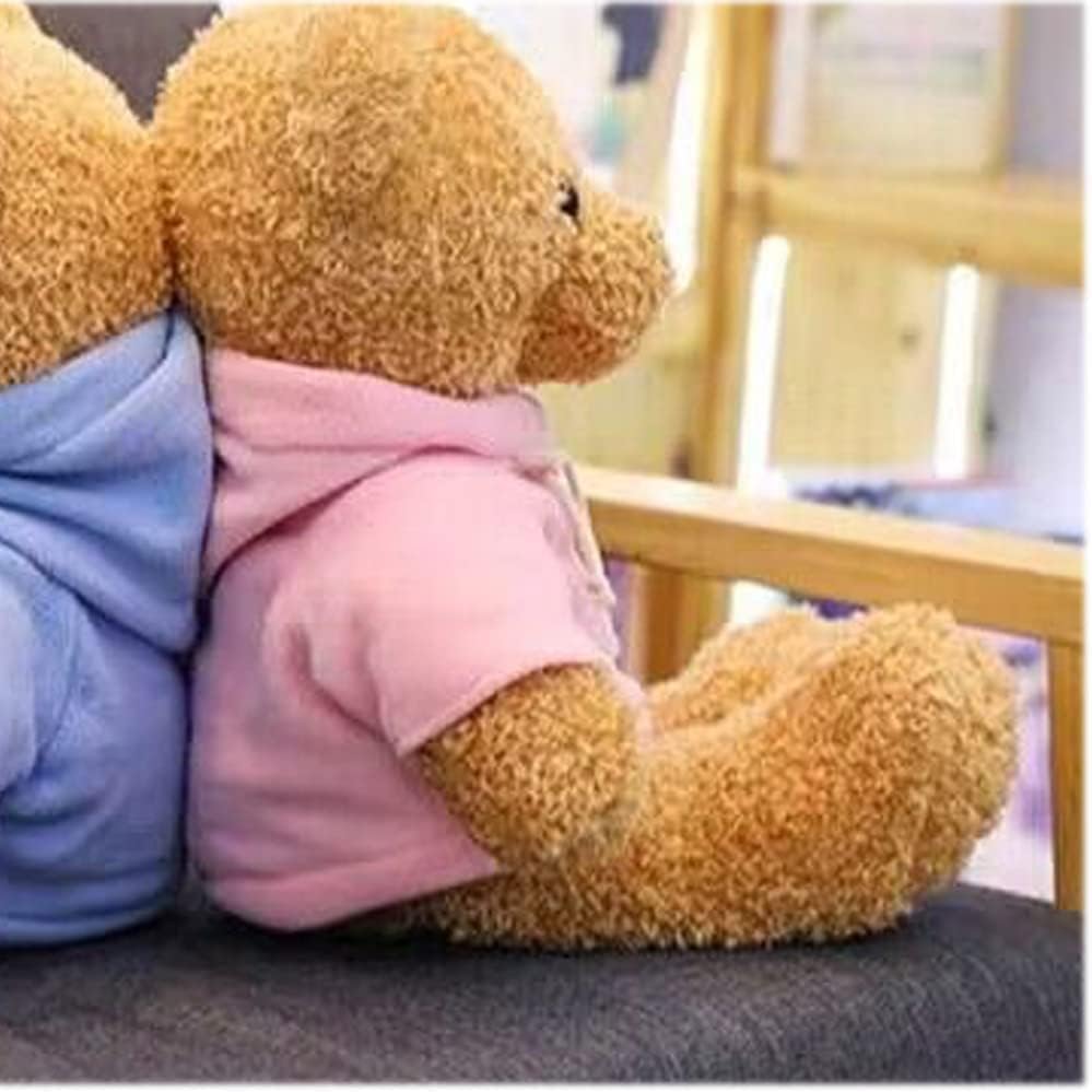 YUKOUQIAN 27-Inch Pink Teddy Bear Plush | Soft Stuffed Animal Gift for Kids
