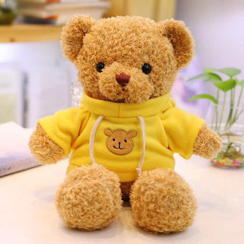 YUKOUQIAN 27-Inch Teddy Bear Plush Toy – Soft Yellow Bear for Kids, Gift