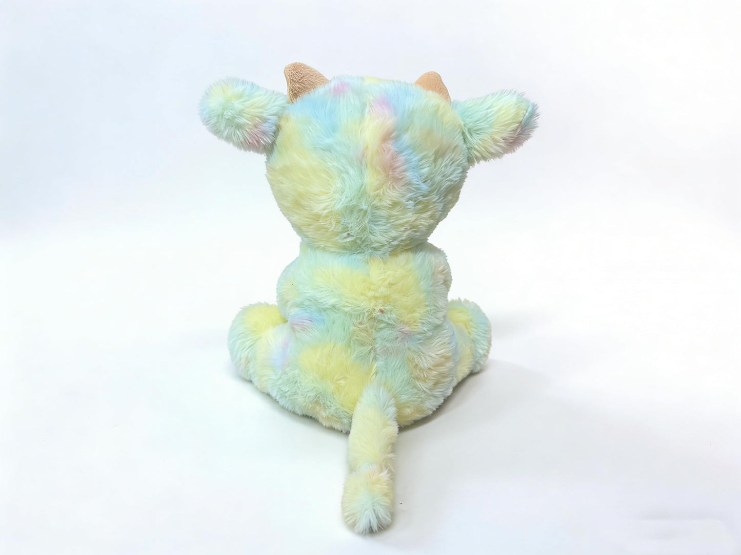 YUKOUQIAN Cute Cow Plush – 8-Inch Soft Stuffed Animal for Kids, Green