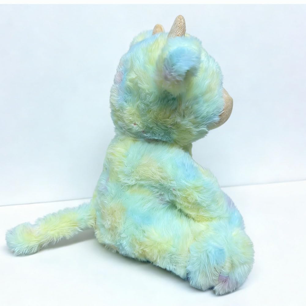YUKOUQIAN Cute Cow Plush – 8-Inch Soft Stuffed Animal for Kids, Green