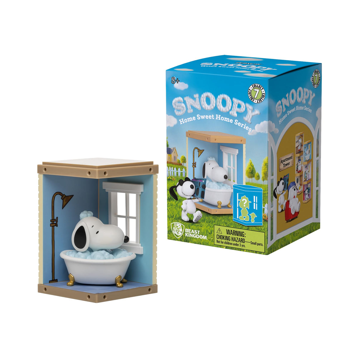 YuMe Snoopy Hero Box – Home Sweet Home Series Collectible Diorama Figures
