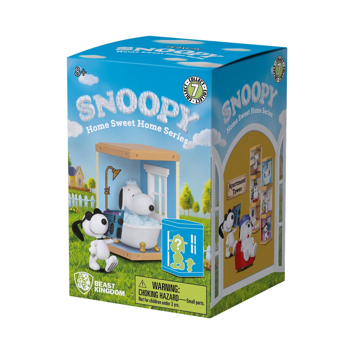 YuMe Snoopy Hero Box – Home Sweet Home Series Collectible Diorama Figures