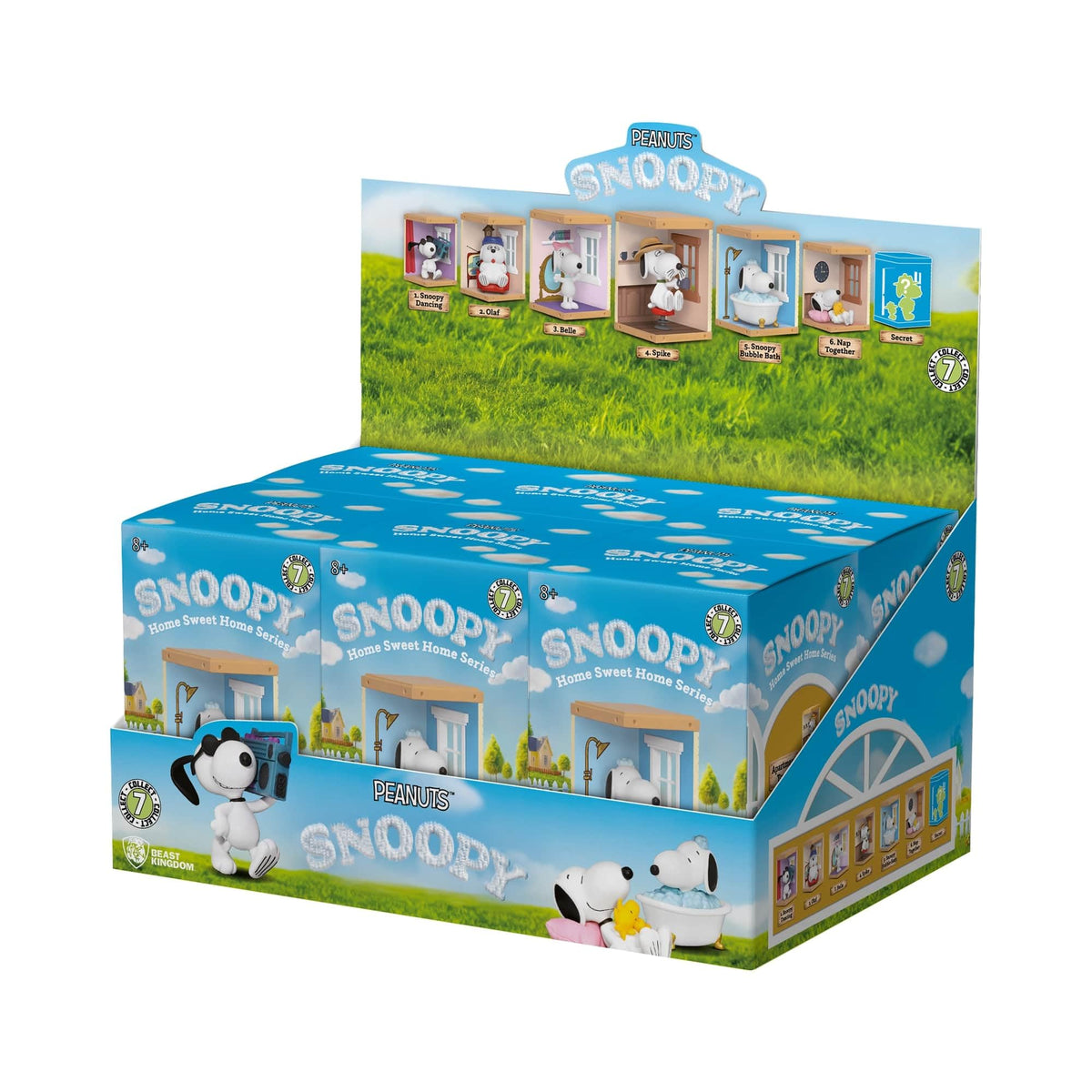 YuMe Snoopy Hero Box – Home Sweet Home Series Collectible Diorama Figures