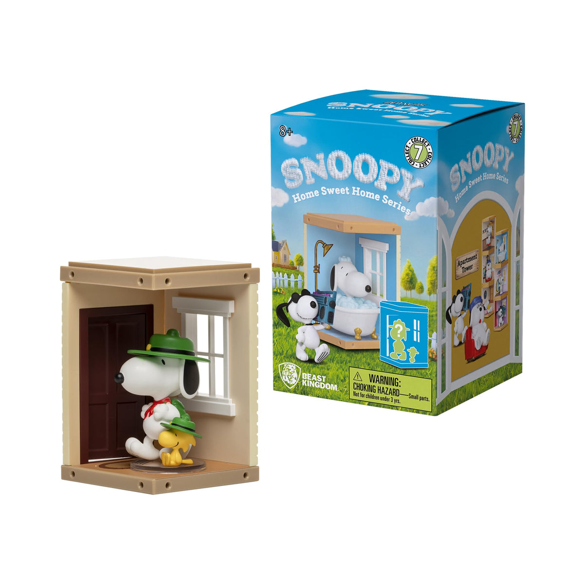 YuMe Snoopy Hero Box – Home Sweet Home Series Collectible Diorama Figures