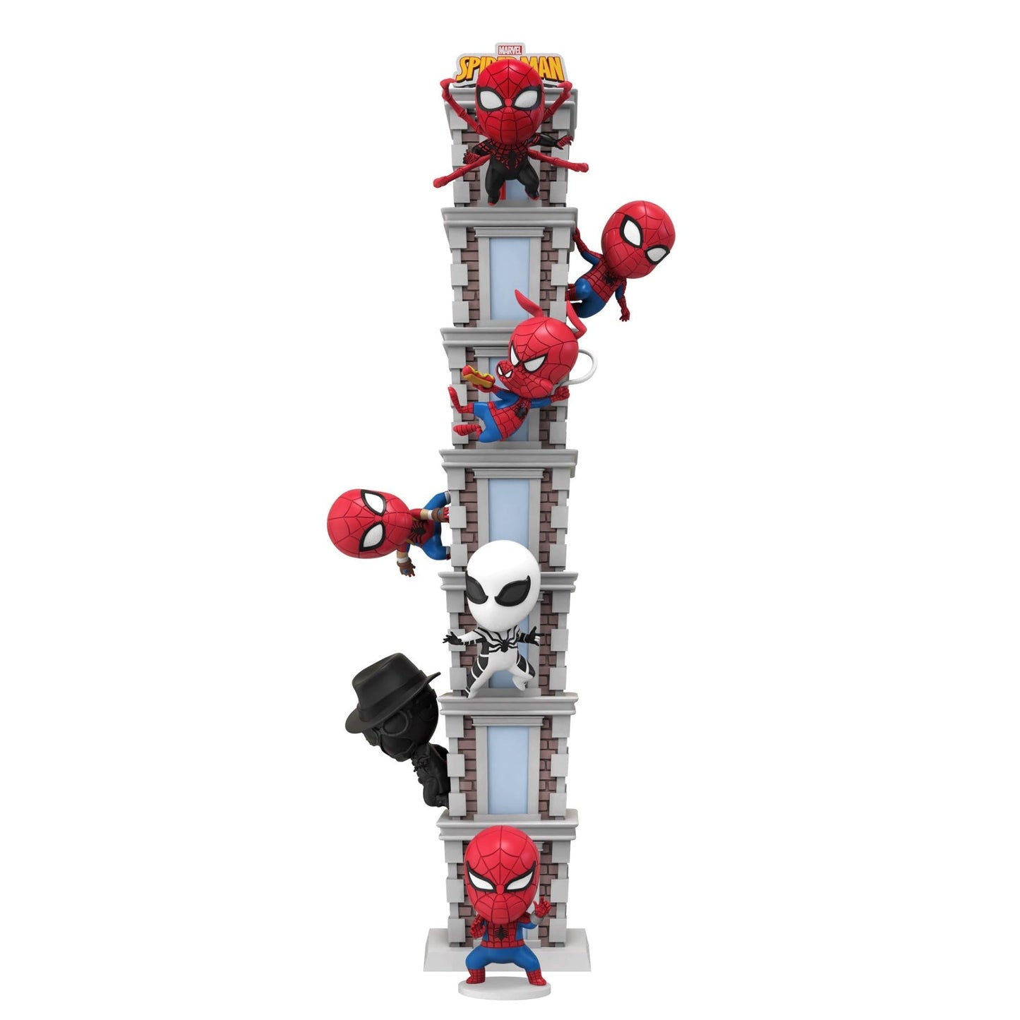 YuMe Spider-Man Tower Series Hero Box - Blind Box (6 Pack) 3-inch Collectible Figures