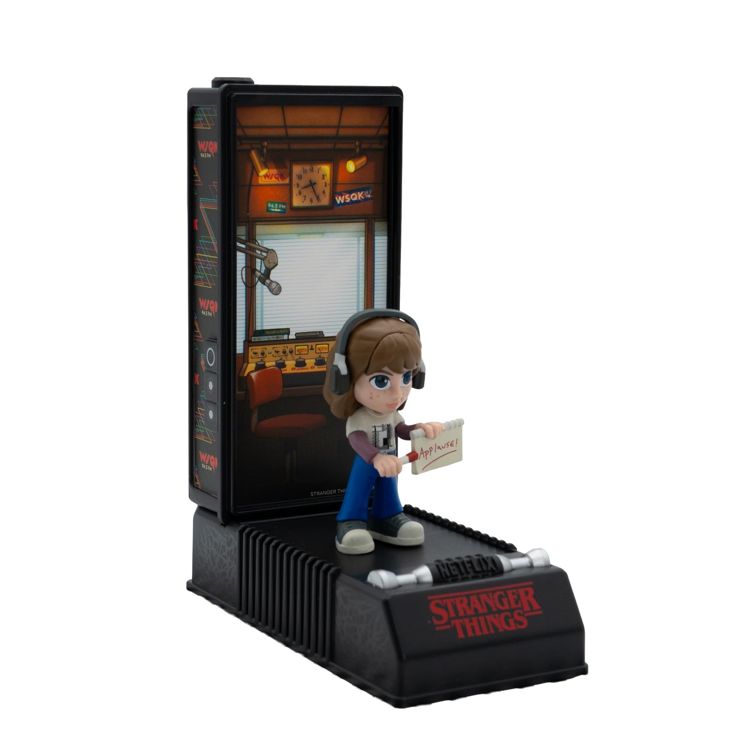 YuMe Stranger Things Walkie Talkie Collectible – Series 3, 8 Hawkins Characters & Display Stand