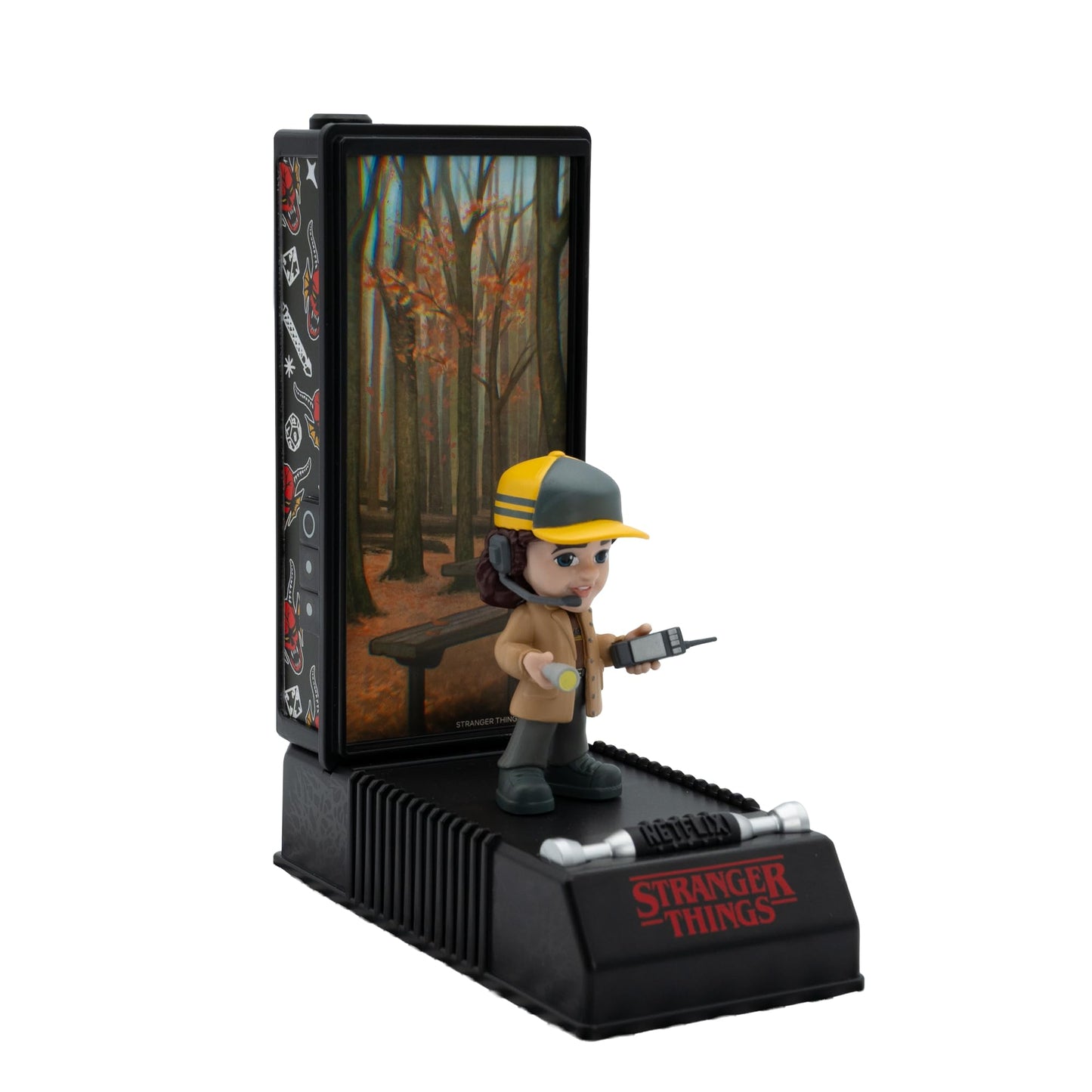 YuMe Stranger Things Walkie Talkie Collectible – Series 3, 8 Hawkins Characters & Display Stand