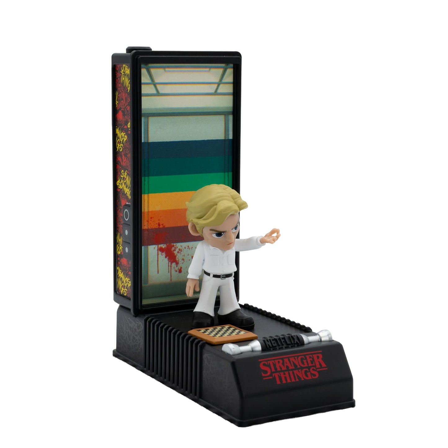 YuMe Stranger Things Walkie Talkie Collectible – Series 3, 8 Hawkins Characters & Display Stand