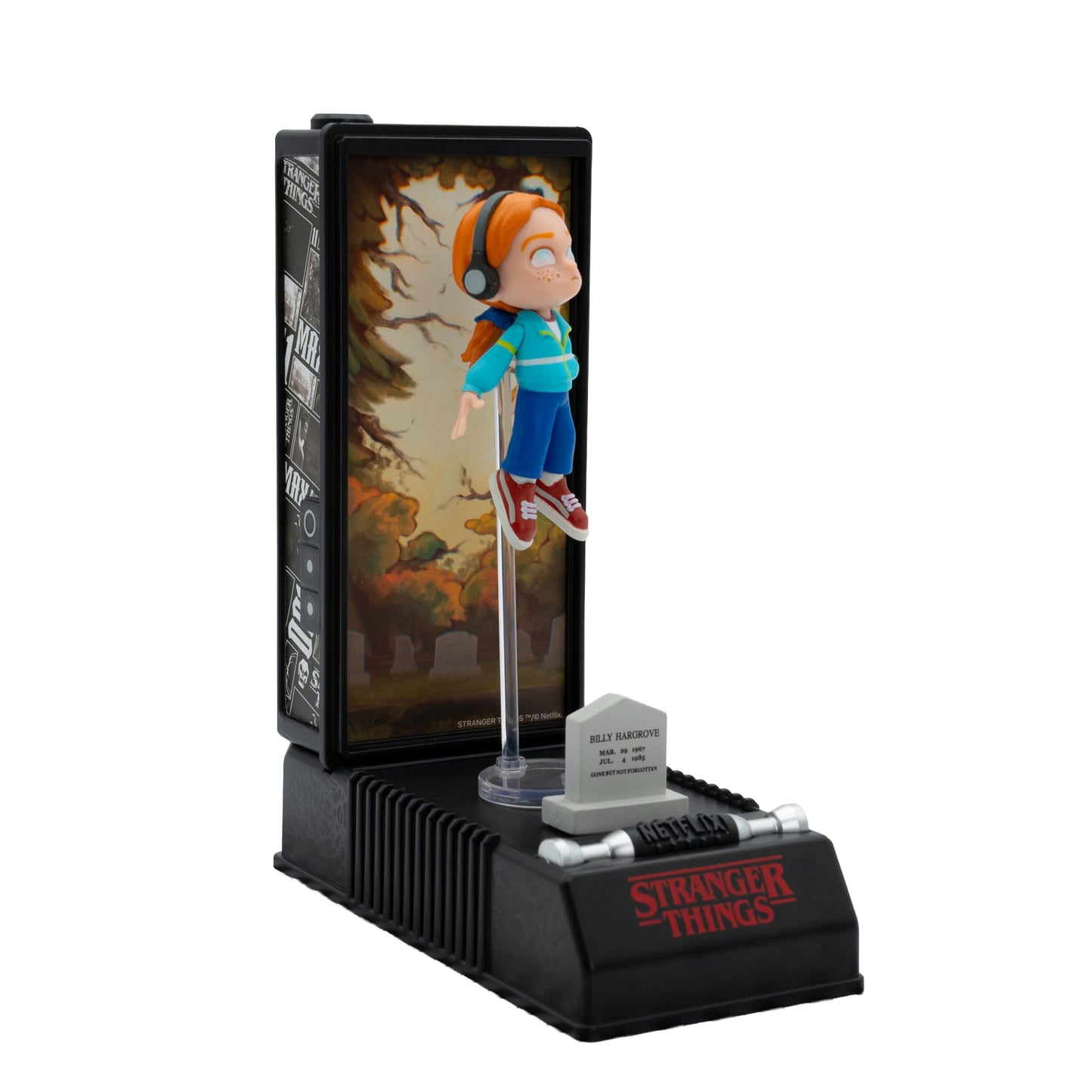 YuMe Stranger Things Walkie Talkie Collectible – Series 3, 8 Hawkins Characters & Display Stand