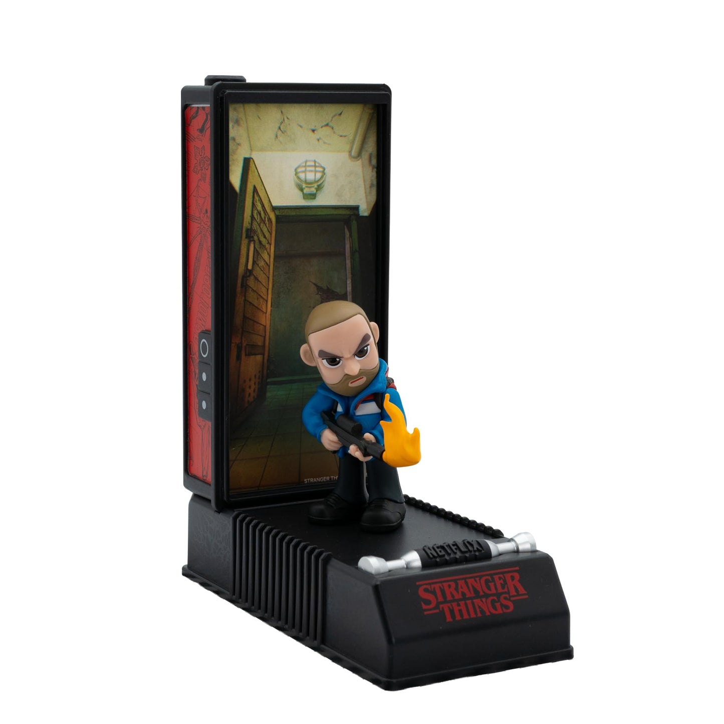 YuMe Stranger Things Walkie Talkie Collectible – Series 3, 8 Hawkins Characters & Display Stand