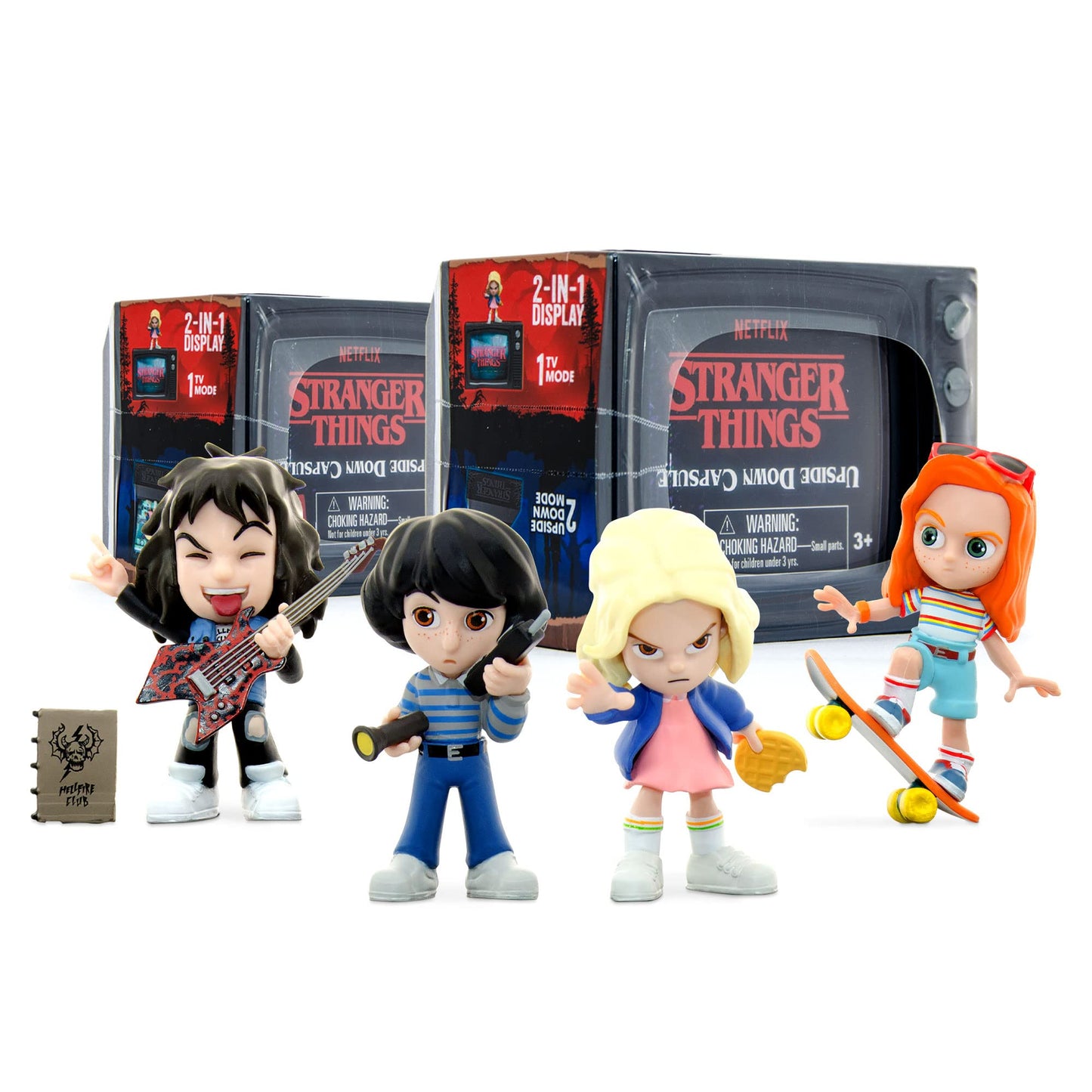 YuMe Stranger Things Blind Box 2 Pack – Upside Down Capsule Series 1 Figures & Accessories