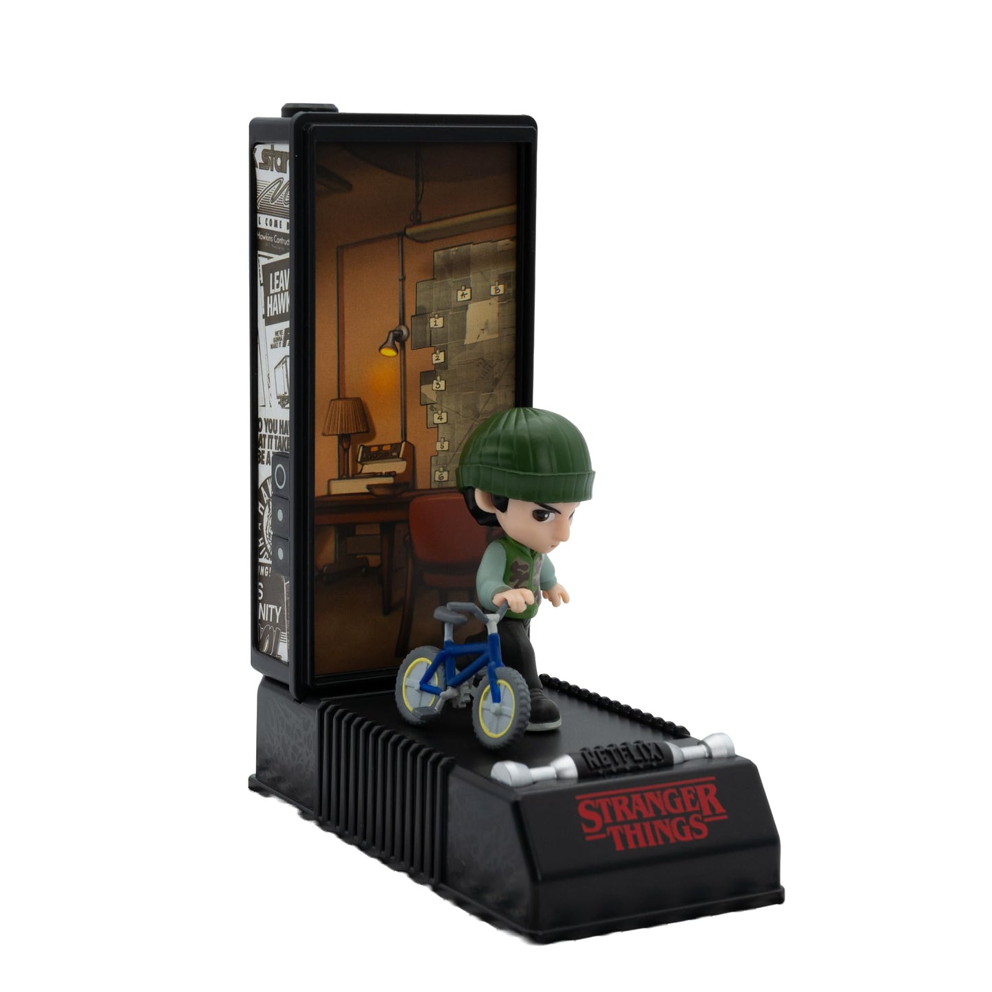 YuMe Stranger Things Walkie Talkie Collectible – Series 3, 8 Hawkins Characters & Display Stand