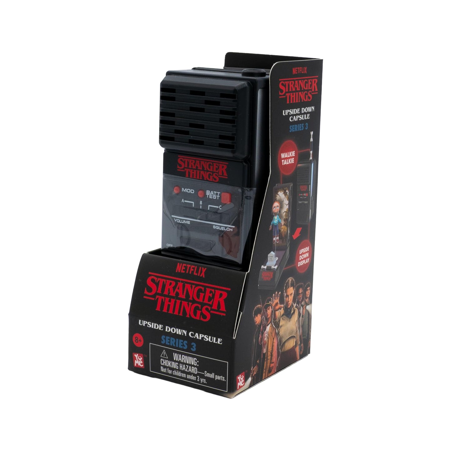 YuMe Stranger Things Walkie Talkie Collectible – Series 3, 8 Hawkins Characters & Display Stand