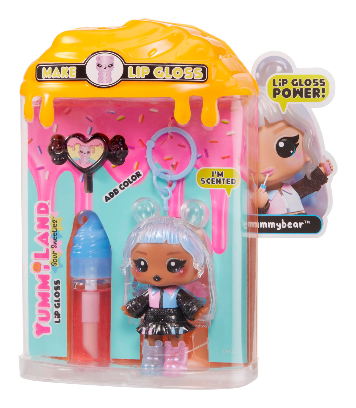 Yummiland Sour Sweeties Lip Gloss Doll — DIY Lava Lip Gloss Kit + Keychain