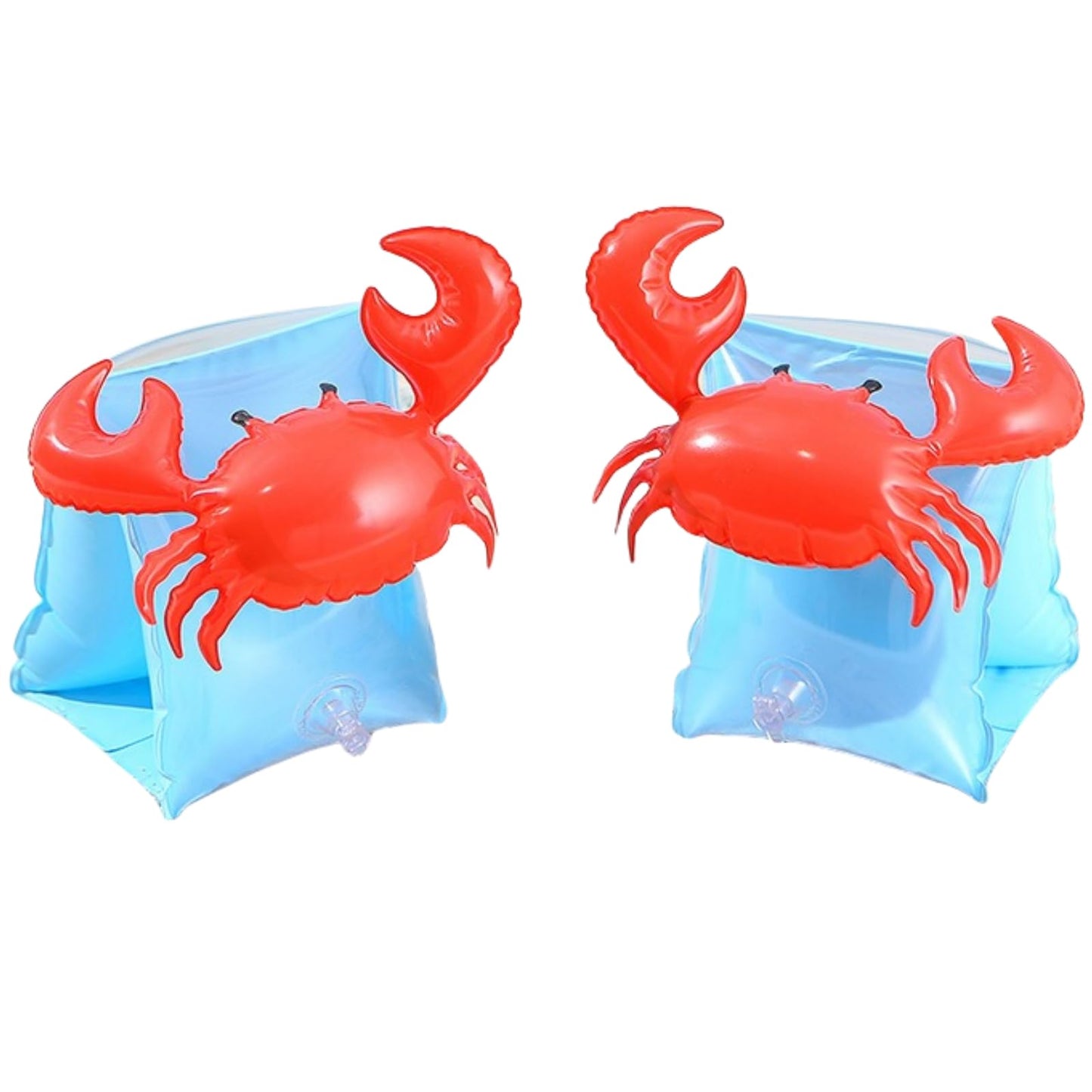 YUNLOVXEE 2 Pack Kids Arm Floaties – Watermelon & Crab Cartoon Inflatables