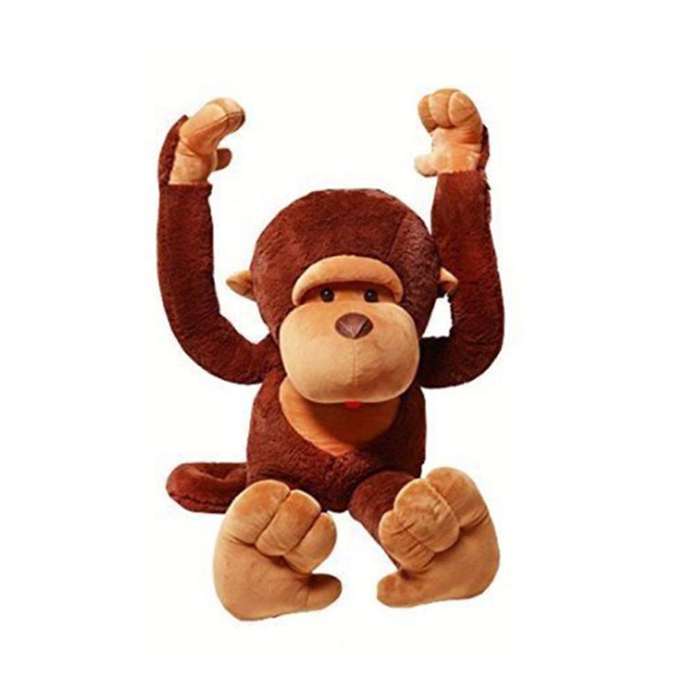 YunNasi Large Stuffed Monkey — 31.5-Inch Giant Plush Toy for Kids and Girlfriends