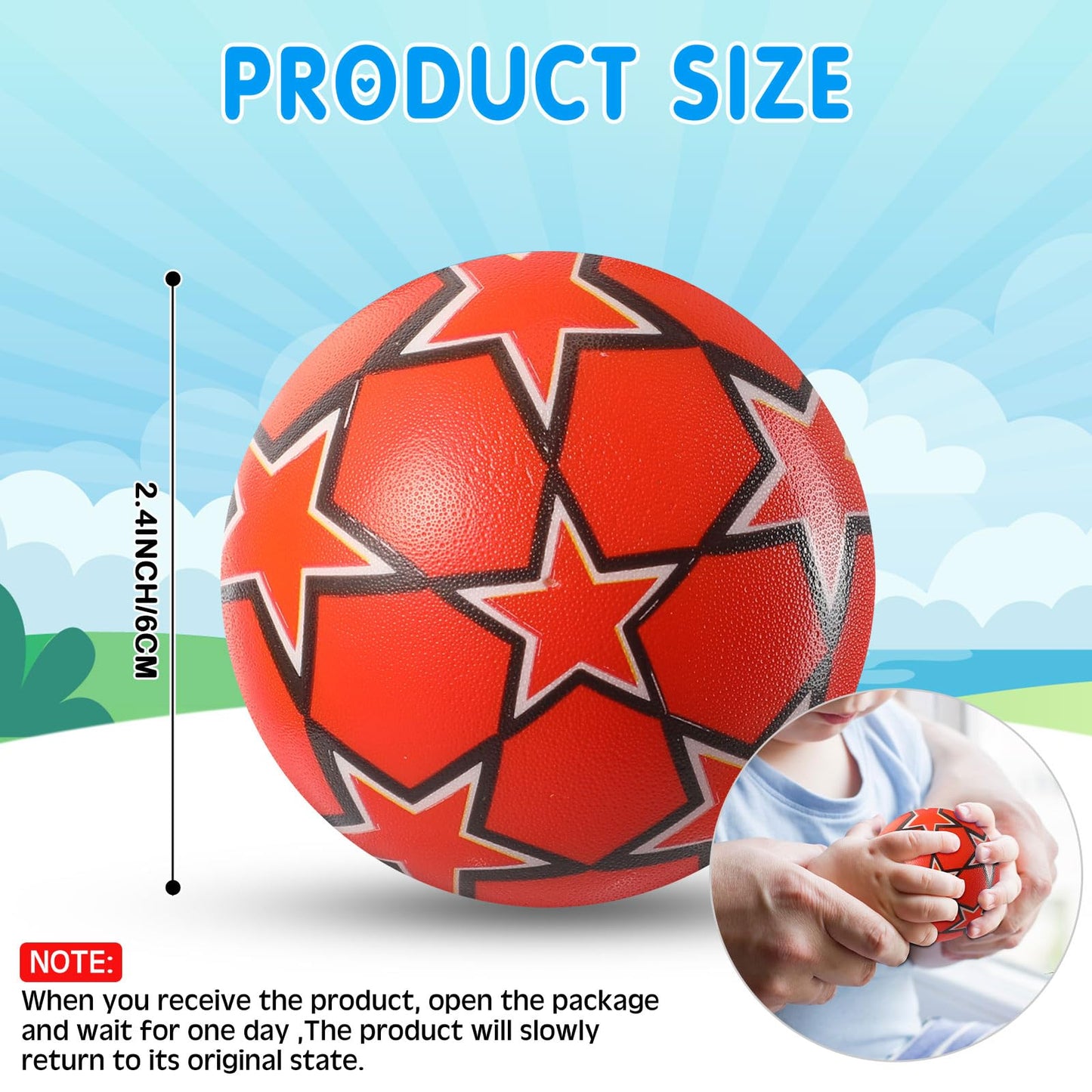 Yunsailing 108 Pcs Mini Stress Balls Bulk – 2.4-Inch Foam Fidget Toys for Classrooms, Parties & Home