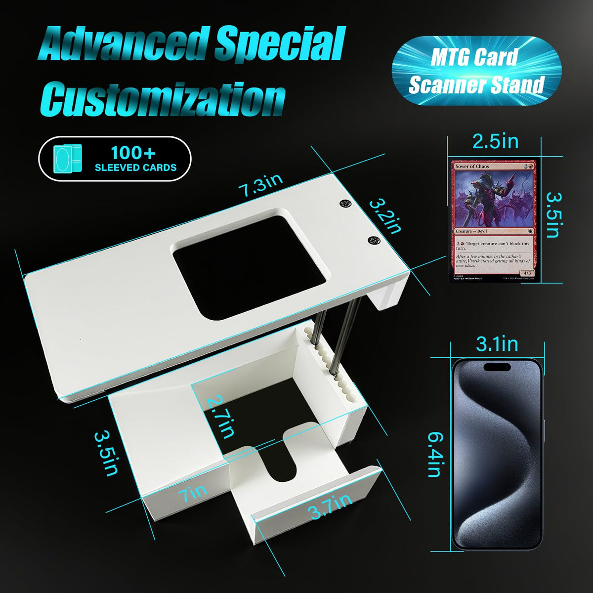 YupeTryp MTG Card Scanner Stand for ManaBox — Fast Scan & Price Check