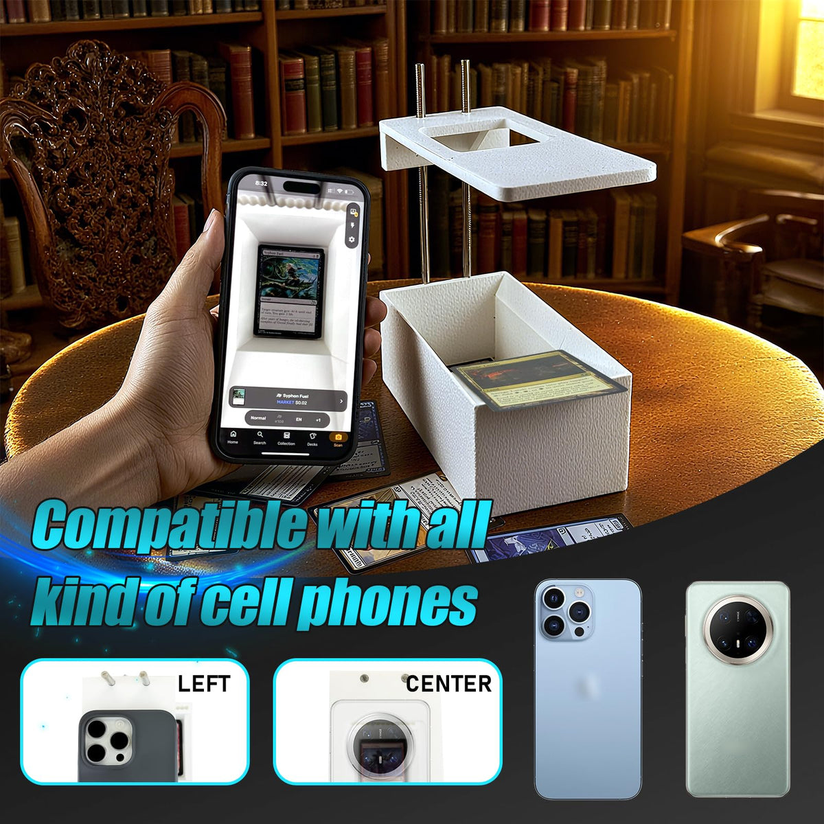 YupeTryp MTG Card Scanner Stand for ManaBox — Fast Scan & Price Check