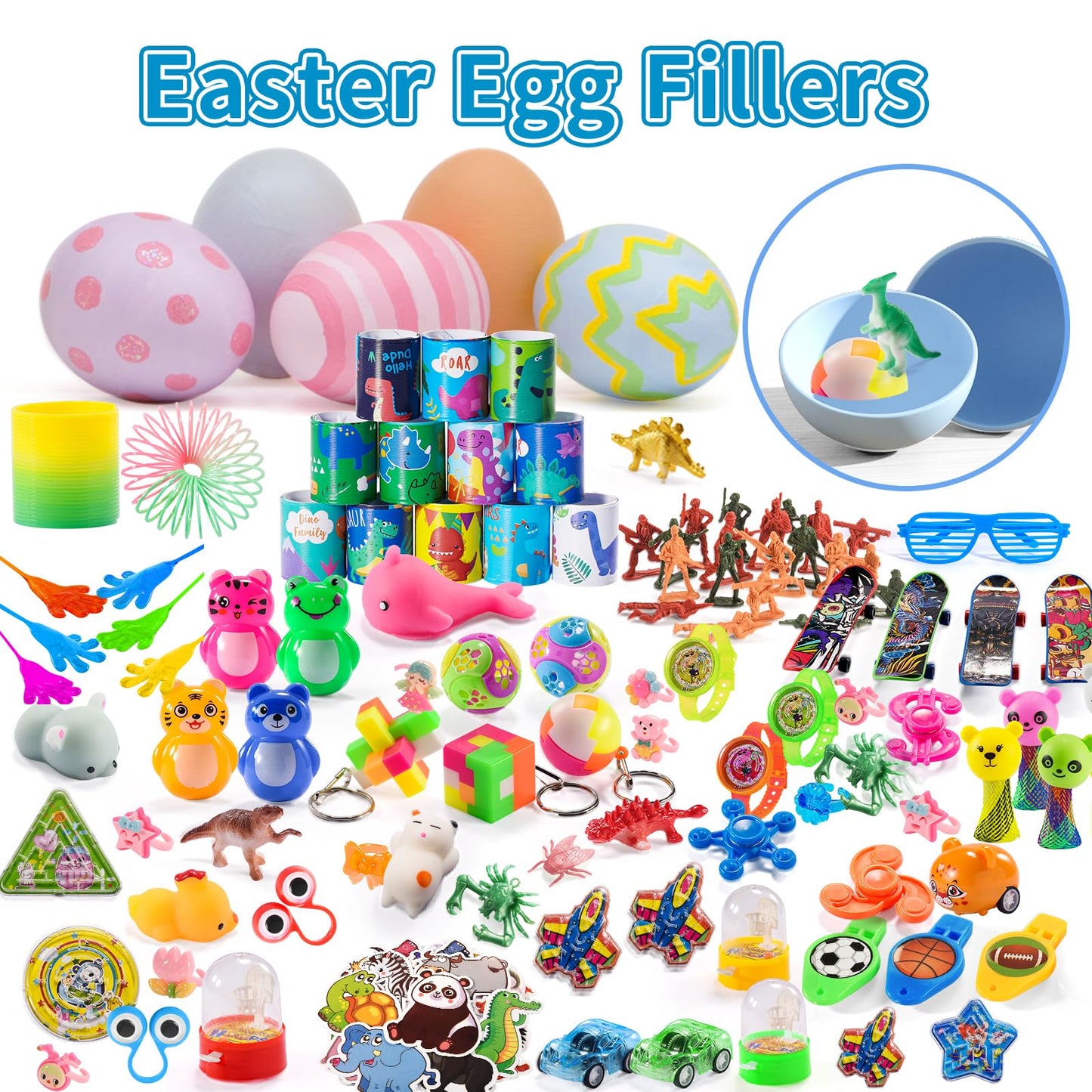 Yutin 300 PCS Party Favor Toys Bulk – Kids Goodie Bags, Classroom Rewards & Prizes