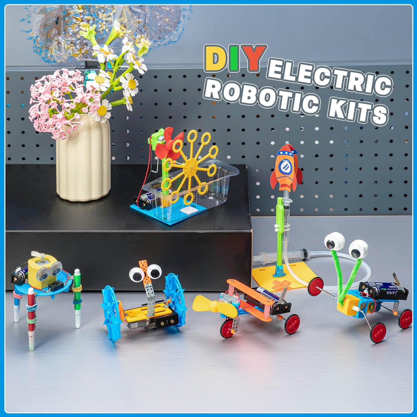 Yutin STEM Robotics Kits for Kids 8-12 | 6-Kit Robot Building Set