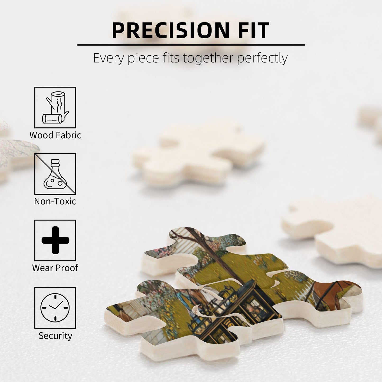 Yuwvewv 1000-Piece Jane Austen Spring Manor Puzzle – Mindful Relaxation, Home Décor & Gift