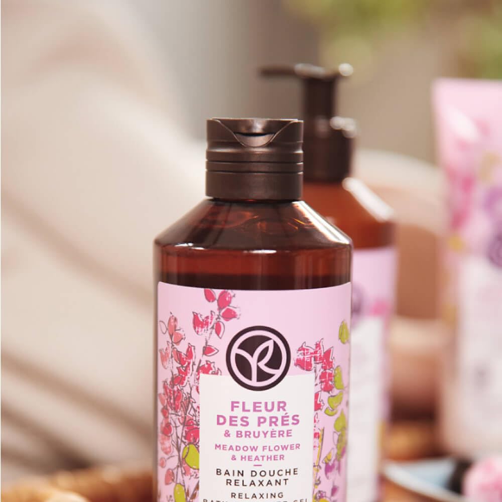 Yves Rocher Relaxing Meadow Flowers Body Milk Lotion – 390 ml | Nourishing Moisture & Delicate Floral Scent