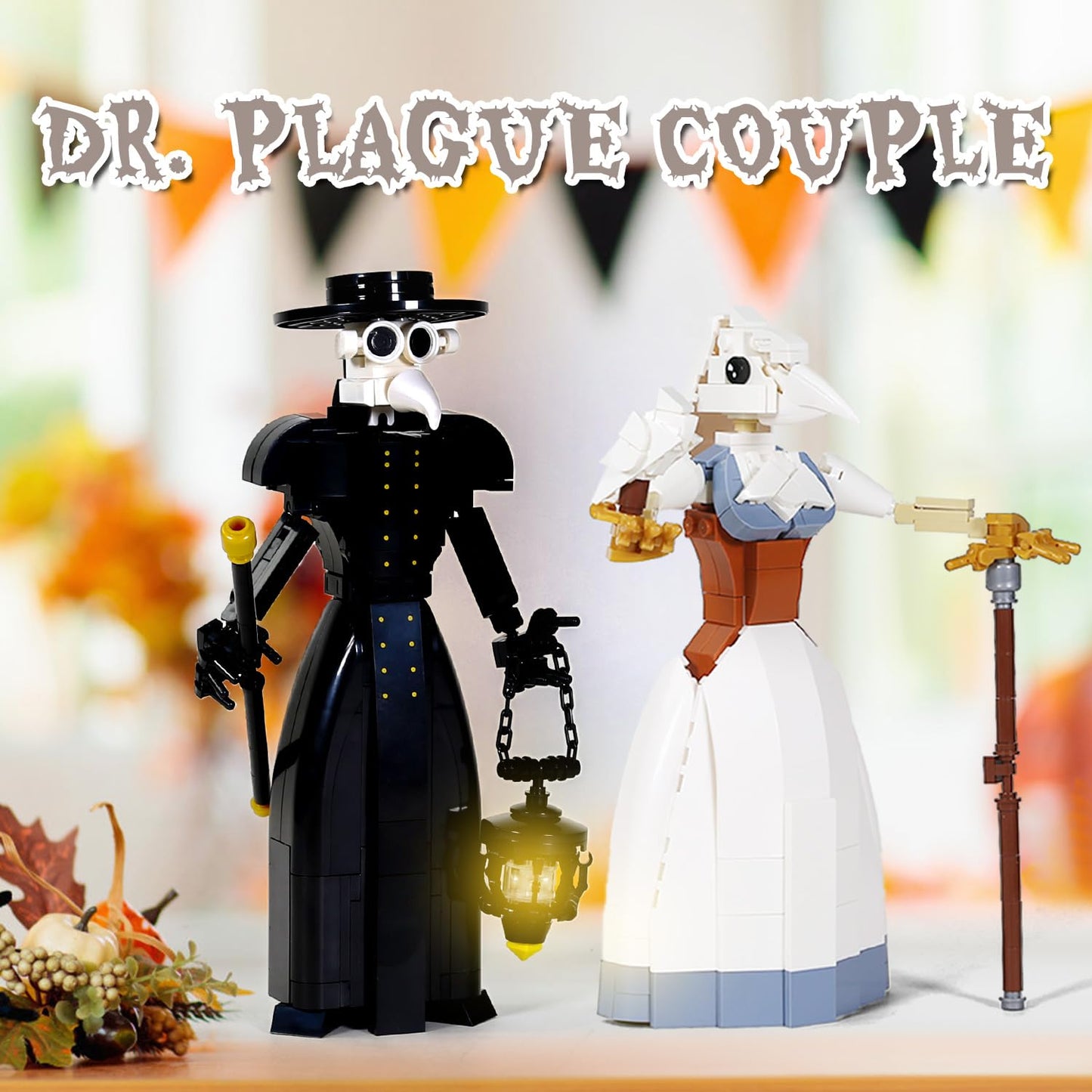 YXMUGXY Plague Doctor Building Blocks Set – Medieval Themed 500-Piece Kit