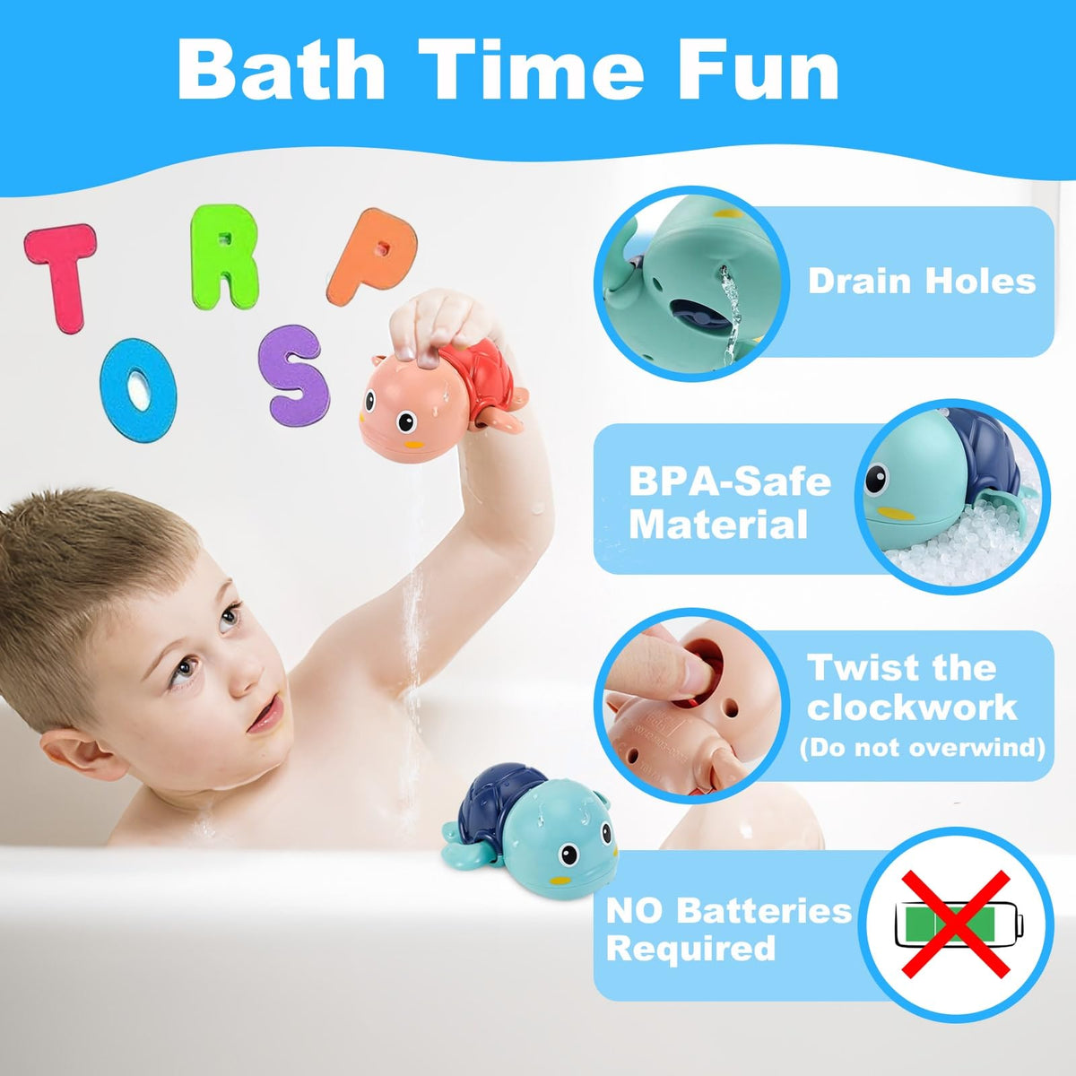 YYMHMF Bath Toys for Toddlers 1-3 | Foam ABC Letters & Numbers Set