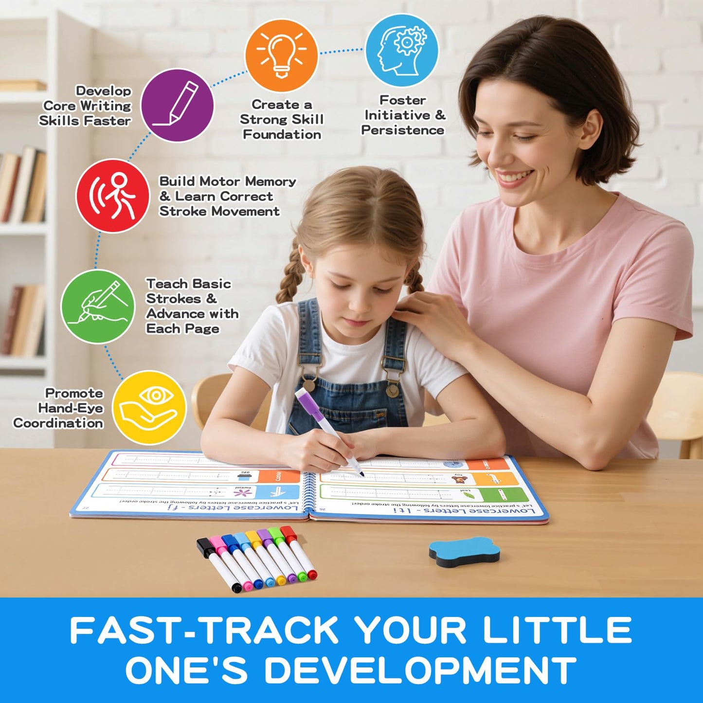 YySiRui Preschool Learning Activities Kit – Tracing Books for Kids 3+