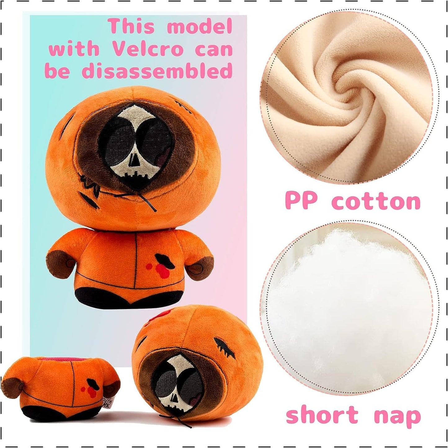 YZONU SP Anime Plush Toys – 6Pcs Cute Plush Dolls Pillow & Decor