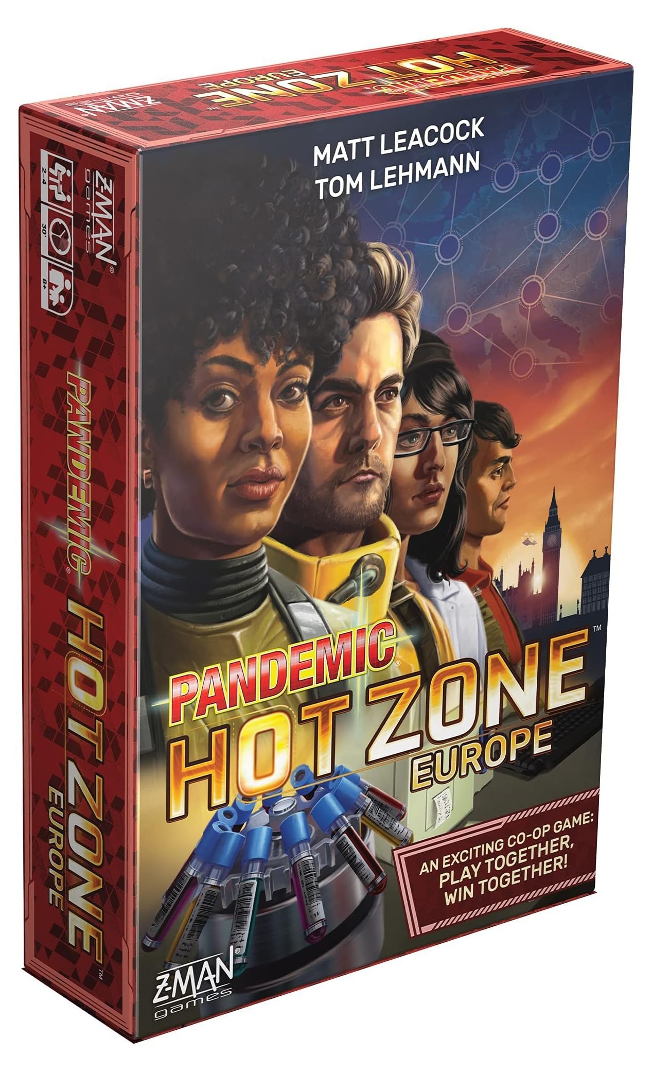 Pandemic Hot Zone Europe Board Game – Cooperative Strategy by Z-Man Games | 2-4 Players, 30 Minutes