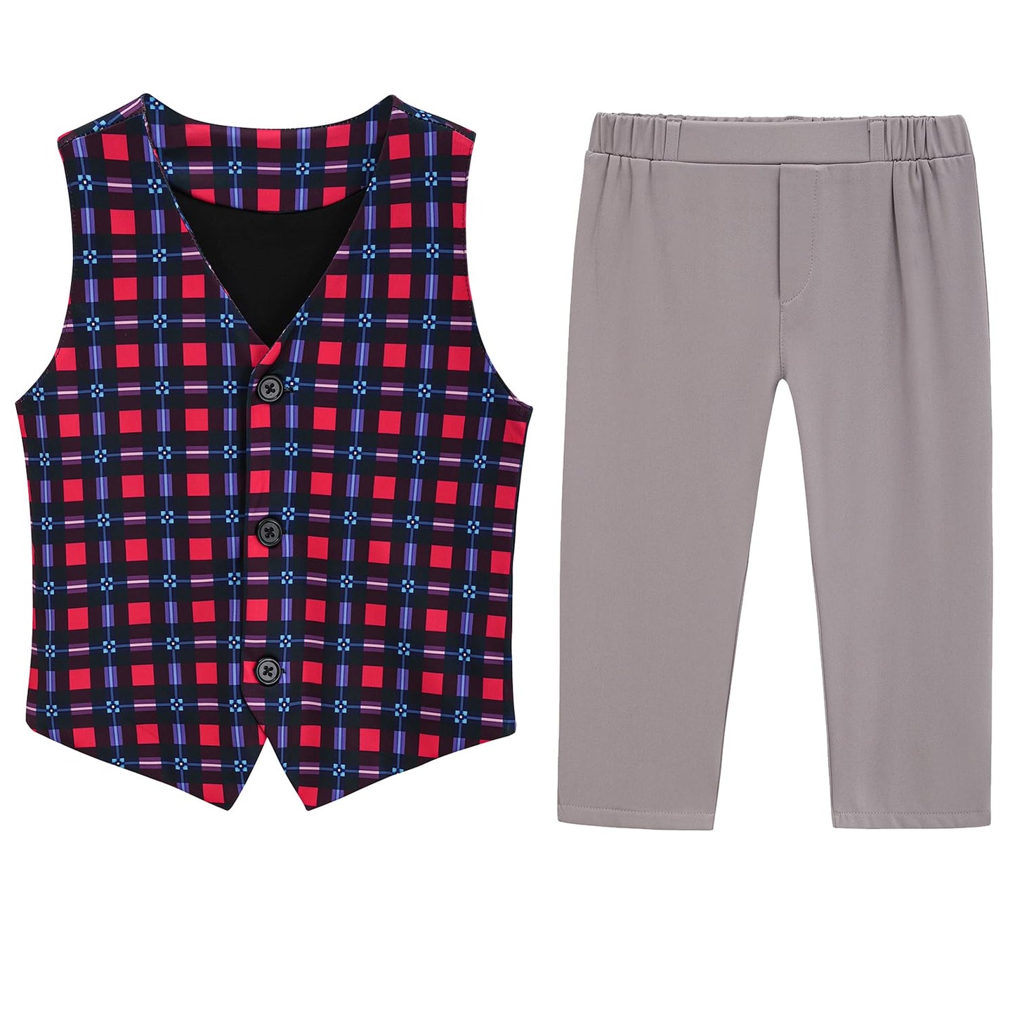 Z-Shop Old Man Costume for Kids – 100 Days of School Grandpa Outfit with Vest, Pants & Accessories