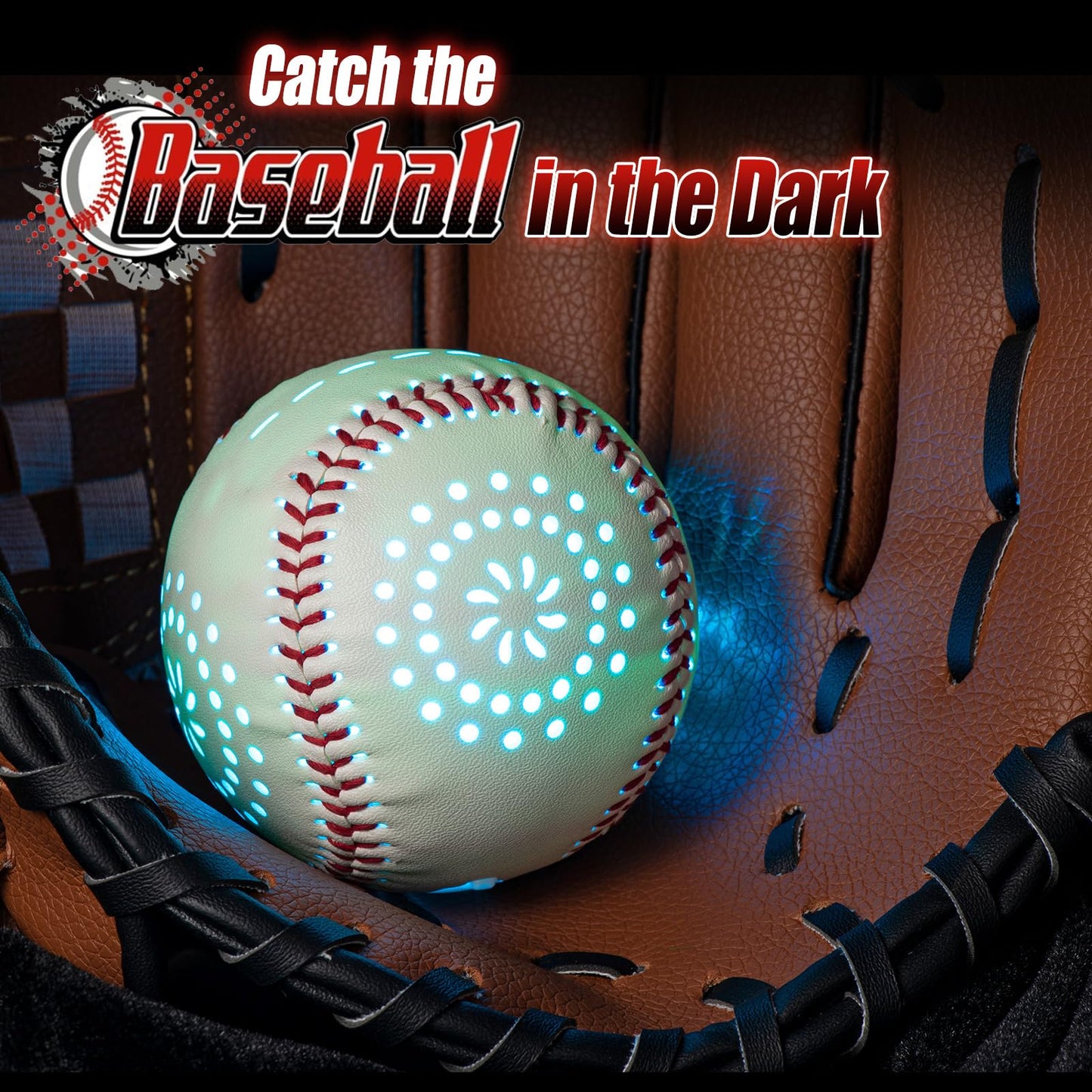 ZACEAC LED Rechargeable Baseball with 9 Lighting Modes – Glow in the Dark Toy for Kids