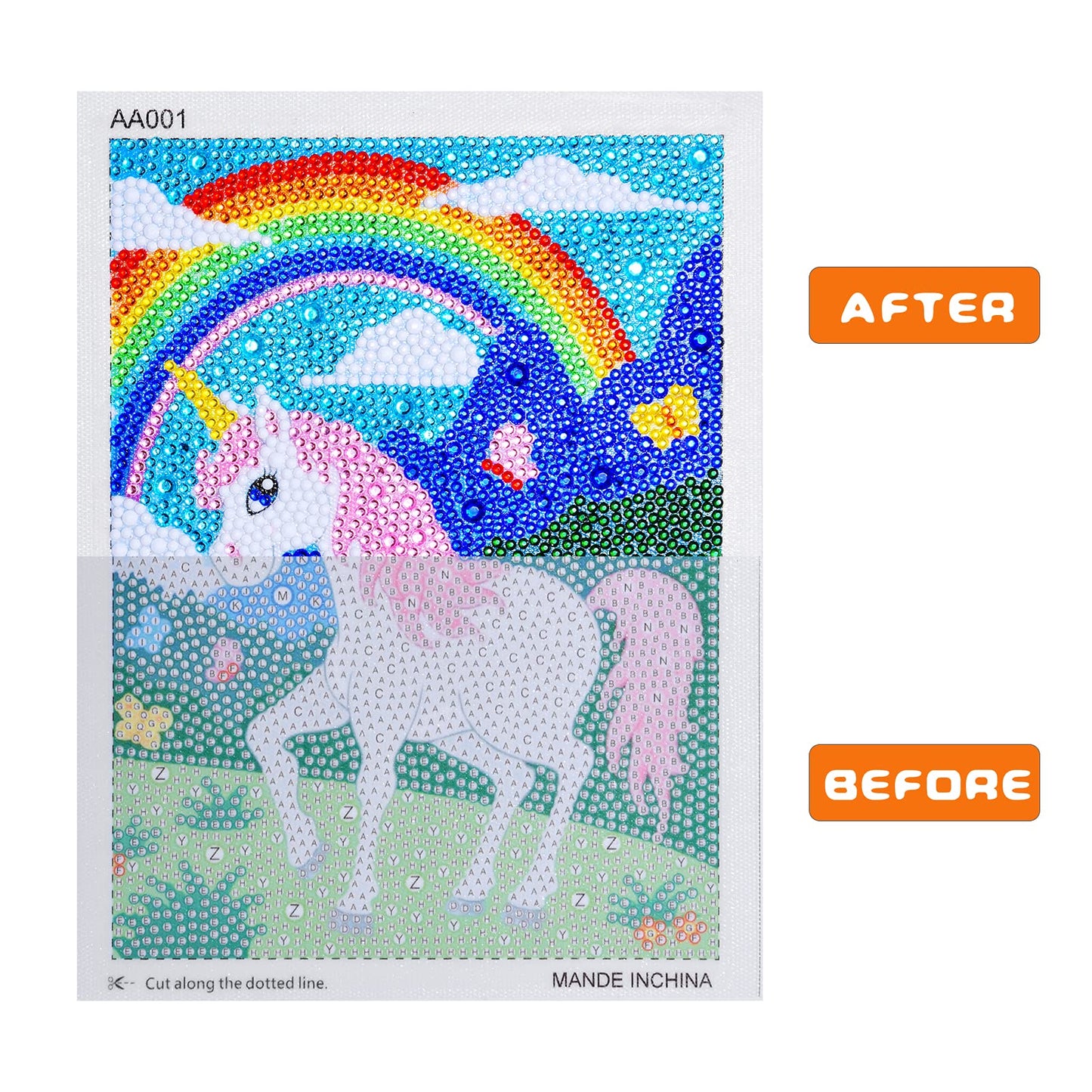 ZALIAFEI Diamond Art Kit for Kids with Frames | Mosaic Sticker Art