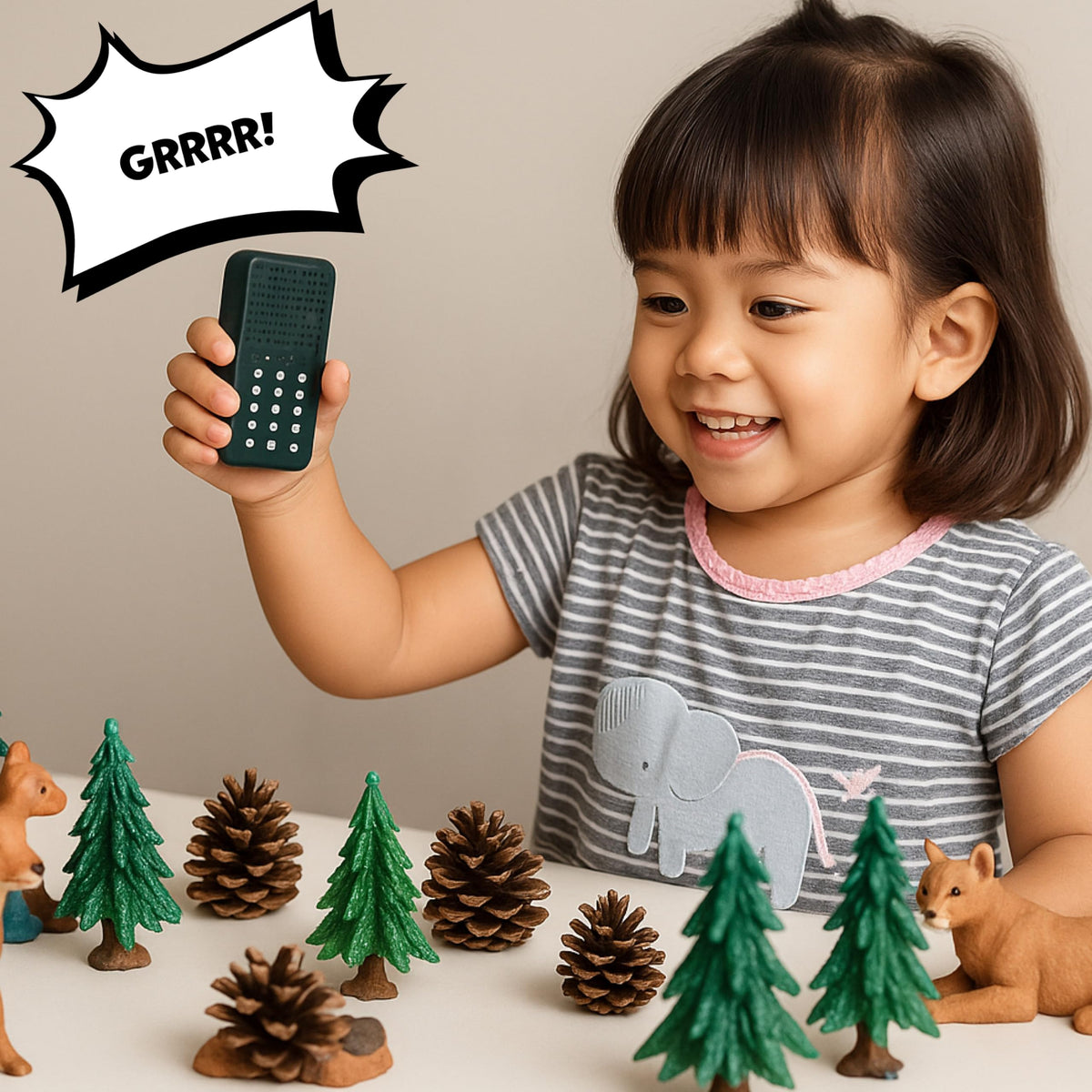 ZANY TRAINS Forest Animal Caller – 16 Calls, Portable Sound Maker for Kids