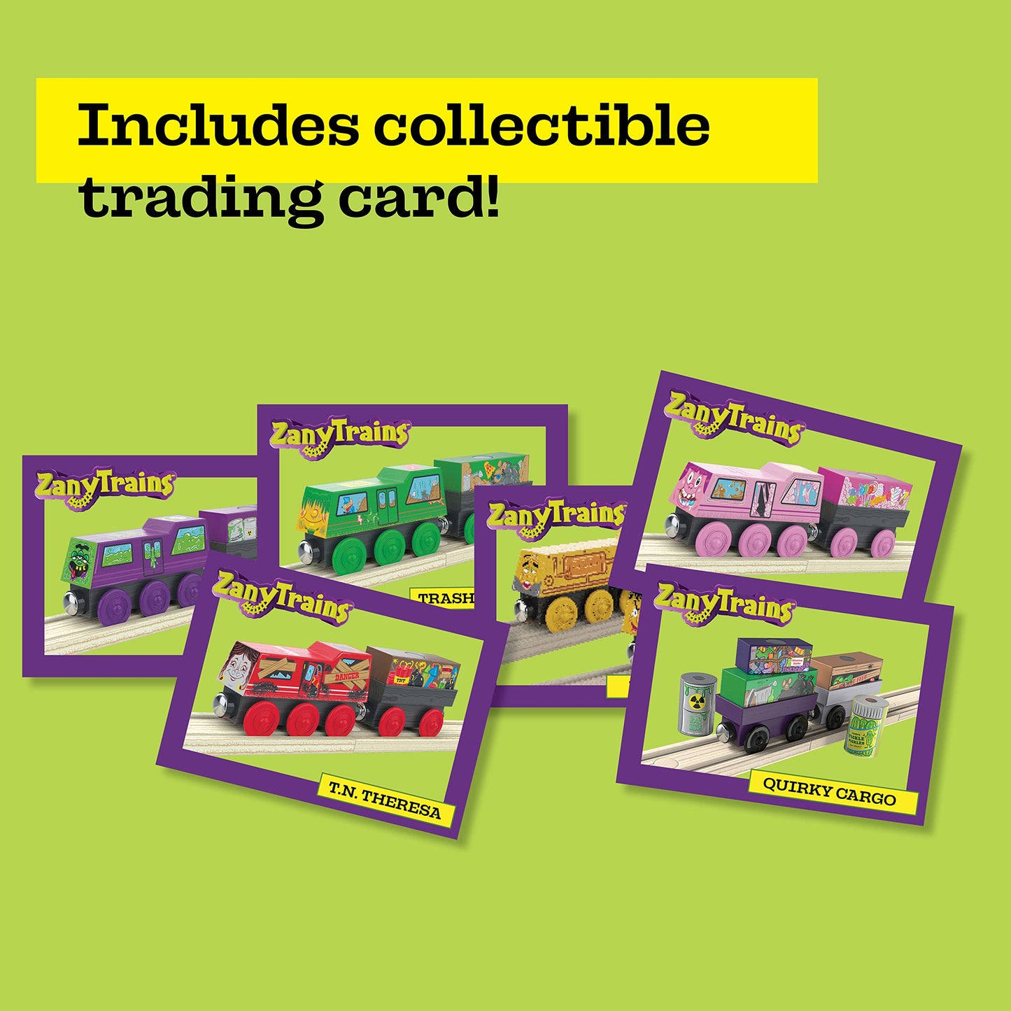 ZANY TRAINS Series 1: Wooden Train Set with Cargo – Sugar Rush Susie – All Wooden Track Compatible