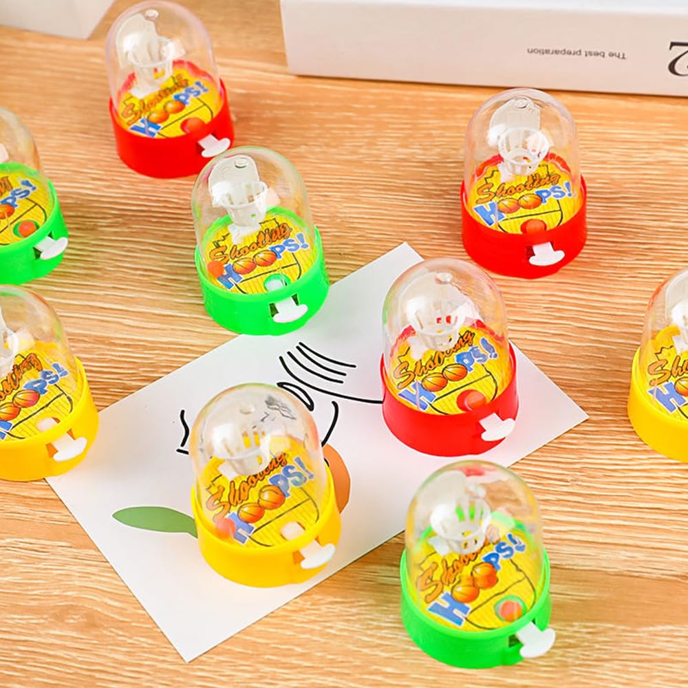 Zasnynua 16-Pack Mini Basketball Finger Shooting Games – Party Favors & Classroom Rewards
