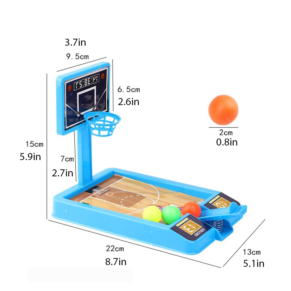 Zasnynua 2 Pack Tabletop Basketball Game Toys – Desk & Office Fun for Kids and Adults
