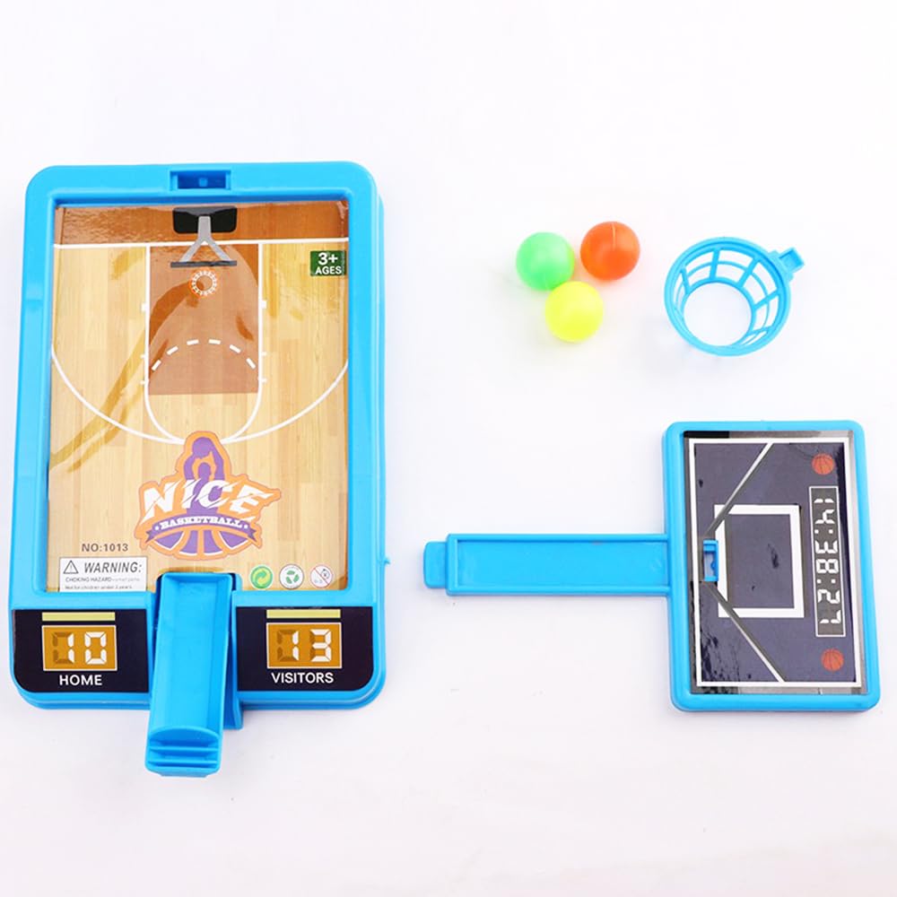 Zasnynua 2 Pack Tabletop Basketball Game Toys – Desk & Office Fun for Kids and Adults