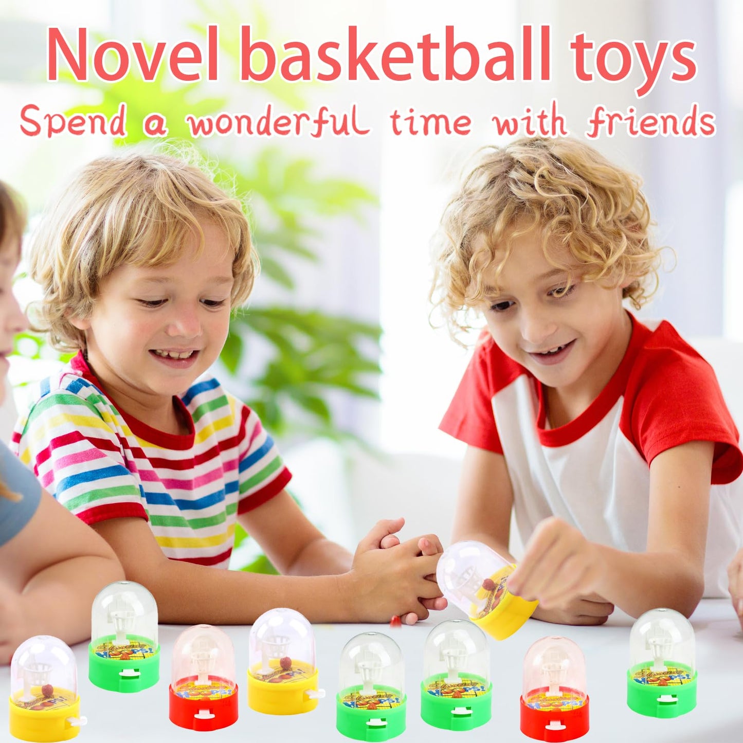 Zasnynua 16-Pack Mini Basketball Finger Shooting Games – Party Favors & Classroom Rewards