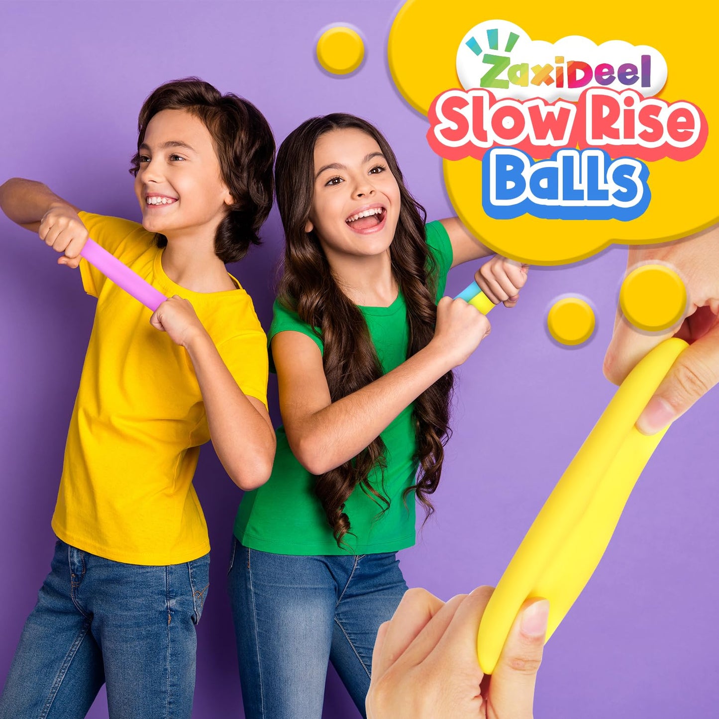 ZaxiDeel Squishy Stress Balls – 24 Pack Fidget Toys for Kids